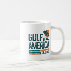 Caneca De Café Bandeira Americana G.2025 Do Golfo De Eua