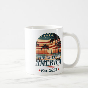 Caneca De Café Bandeira Americana G.2025 Do Golfo De Eua