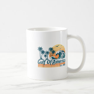 Caneca De Café Bandeira Americana G.2025 Do Golfo De Eua