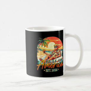 Caneca De Café Bandeira Americana G.2025 Do Golfo De Eua