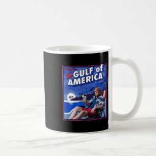 Caneca De Café Bandeira Americana G.2025 Do Golfo De Eua