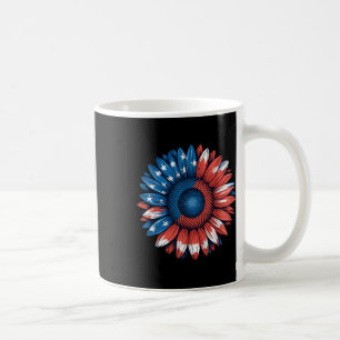 Caneca De Café Bandeira Americana Girassol 4 de julho Independênc