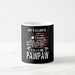 Caneca De Café Bandeira Americana Minha Enfermeira Favorita Me Ch
