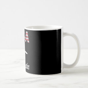 Caneca De Café Bandeira Americana Moto Gp Super Bike Dia da Indep