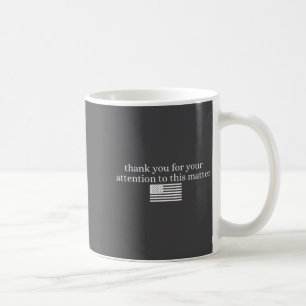 Caneca De Café Bandeira Americana Obrigado Por Sua Atenção A Isso