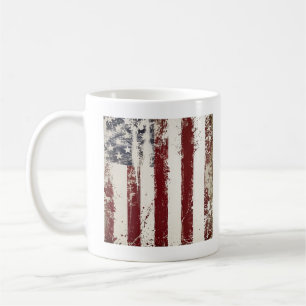 Caneca De Café Bandeira Americana Patriótica