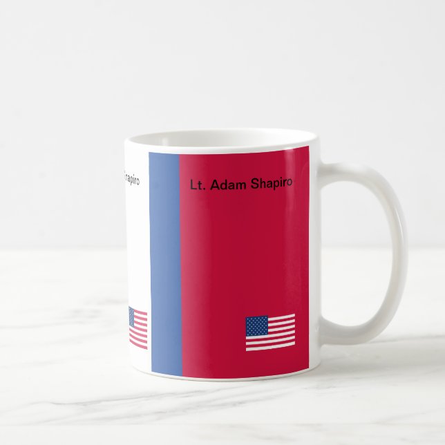 Caneca De Café Bandeira Americana Patriótica  (Direita)