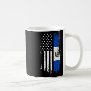 Caneca De Café Bandeira Americana Salvadorenha - Camisa El Salvad