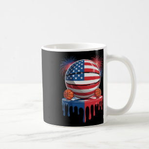 Caneca De Café Bandeira Americana Usa Sorvete Gotejamento Jogo Es