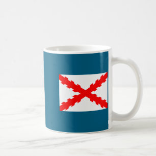 Caneca De Café Bandeira Antiga Minimalista Espanha Nova Espanhola
