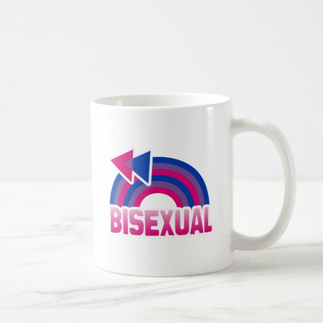 CANECA DE CAFÉ BANDEIRA ARCO-ÍRIS BISSEXUAL (Direita)