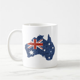 Caneca De Café bandeira australiana sequencial