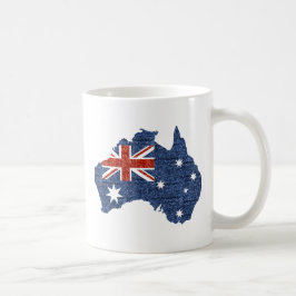 Caneca De Café bandeira australiana sequencial