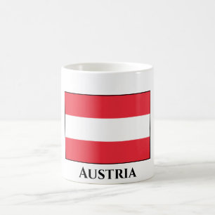 Caneca De Café Bandeira Áustria (Áustria)