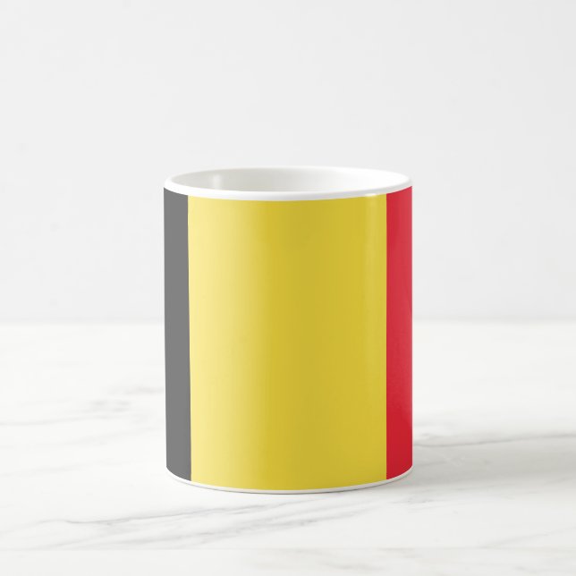 Caneca De Café Bandeira belga (Centro)
