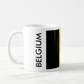 CANECA DE CAFÉ BANDEIRA BÉLGICA