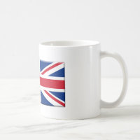 Bandeira britânica chanfrada
