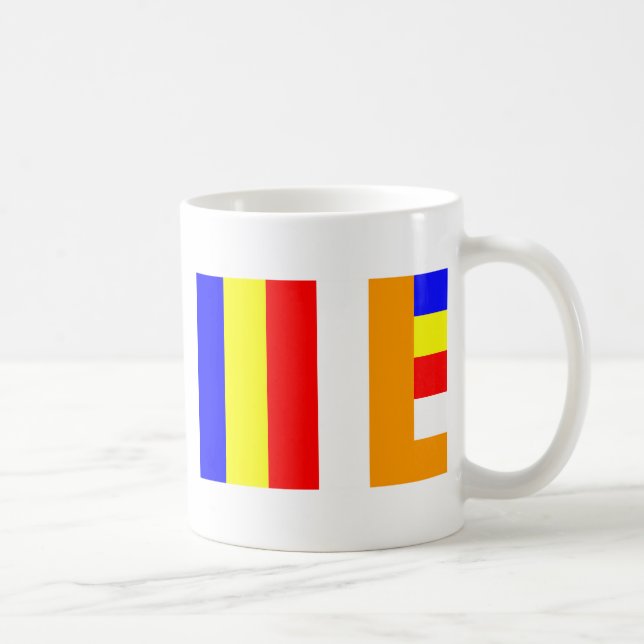 Caneca De Café Bandeira Budista (Direita)