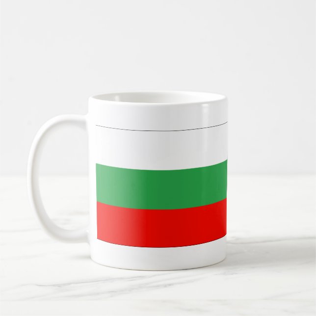 Caneca De Café Bandeira Bulgária (Esquerda)