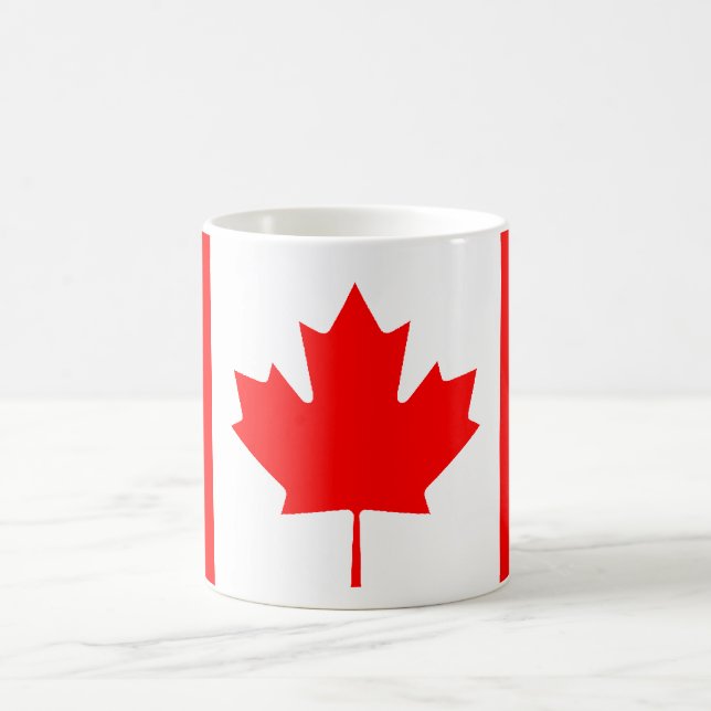 Caneca De Café Bandeira canadense (Centro)