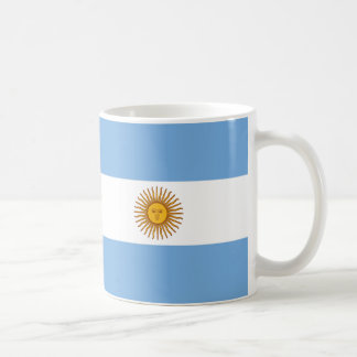 Caneca De Café Bandeira Cerâmica Argentina Mug