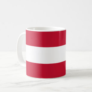 Caneca De Café Bandeira Cerâmica, Áustria