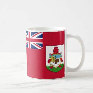 Caneca De Café Bandeira Cerâmica das Bermudas
