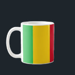 Caneca De Café Bandeira Cerâmica do Mali<br><div class="desc">Celebrar a rica cultura e o espírito vibrante do Mali com esta linda caneca cerâmica de bandeira do Mali. Apresentando as icônicas faixas verticais de verde, amarelo e vermelho, esta caneca é uma homenagem perfeita ao orgulho maliano e à identidade nacional. Quer você esteja gostando do café da manhã, chá,...</div>