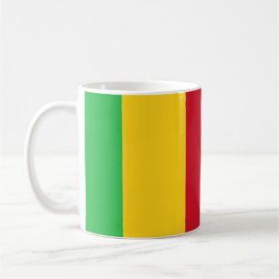 Caneca De Café Bandeira Cerâmica do Mali