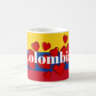 Caneca De Café Bandeira colombiana