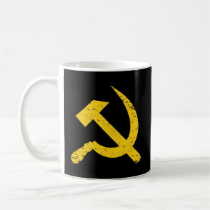 Caneca De Café Bandeira Comunista da União Soviética e Doença