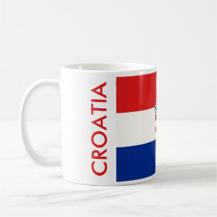 CANECA DE CAFÉ BANDEIRA CROÁCIA