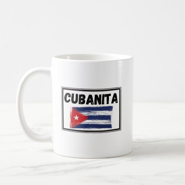 Caneca De Café Bandeira Cubanita (Esquerda)