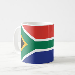 Caneca De Café Bandeira da África do Sul