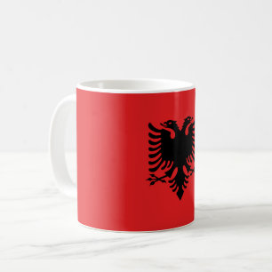 Caneca De Café Bandeira da Albânia