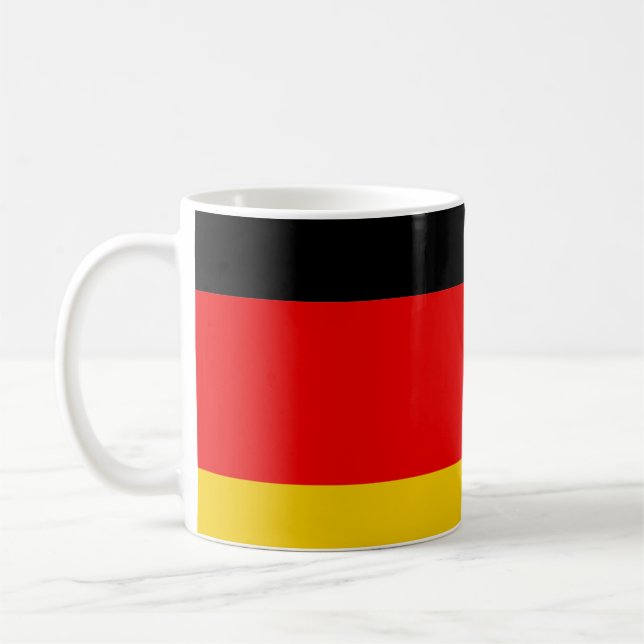 Caneca De Café bandeira da alemanha (Esquerda)