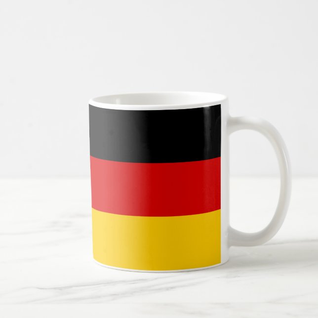 Caneca De Café Bandeira da Alemanha (Direita)