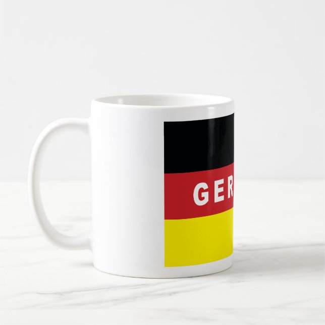 Caneca De Café Bandeira da Alemanha  (Esquerda)
