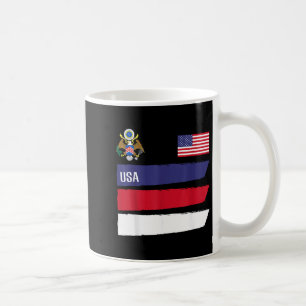 Caneca De Café Bandeira da América do EUA Futebol Fã de Futebol H