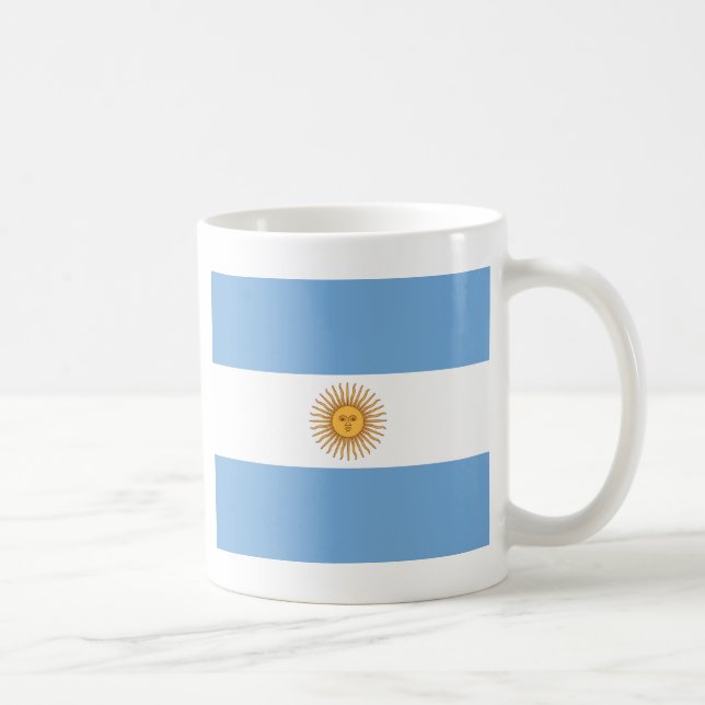 Caneca De Café Bandeira da Argentina (Direita)