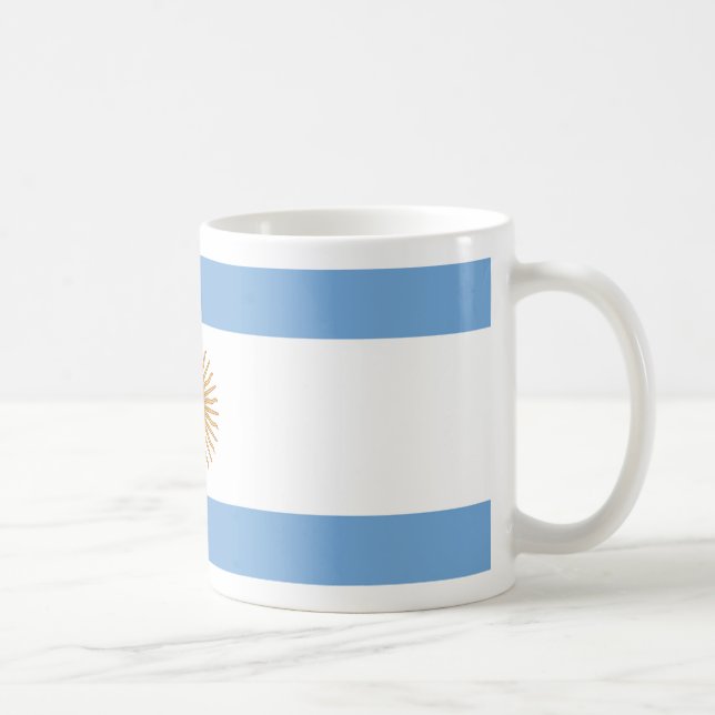 Caneca De Café Bandeira da Argentina (Direita)
