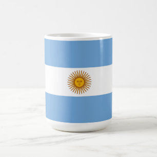 Caneca De Café Bandeira da Argentina