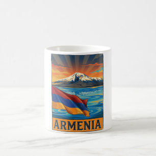 Caneca De Café Bandeira da Armênia