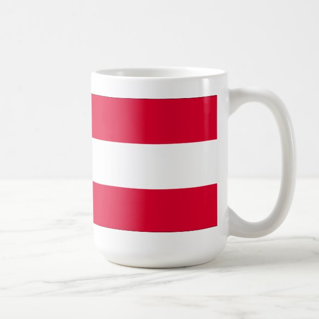 Caneca De Café Bandeira da Áustria (Direita)
