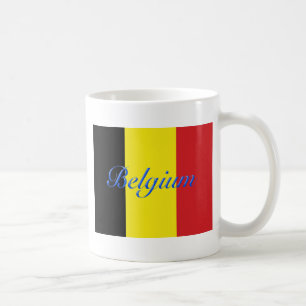 Caneca De Café Bandeira da Bélgica