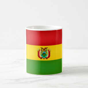Caneca De Café Bandeira da Bolívia Legal