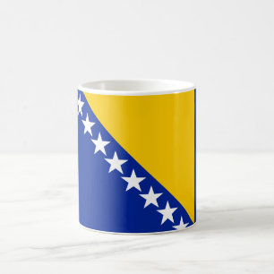 Caneca De Café Bandeira da Bósnia e Herzegovina