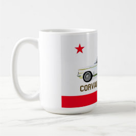 Caneca De Café Bandeira da Califórnia Corvair Hoodie convertível