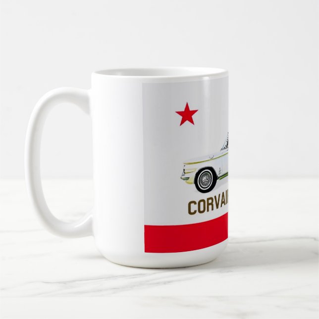 Caneca De Café Bandeira da Califórnia Corvair Hoodie convertível (Esquerda)