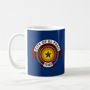 Caneca De Café Bandeira da cidade de El Paso, Texas Coffee Mug